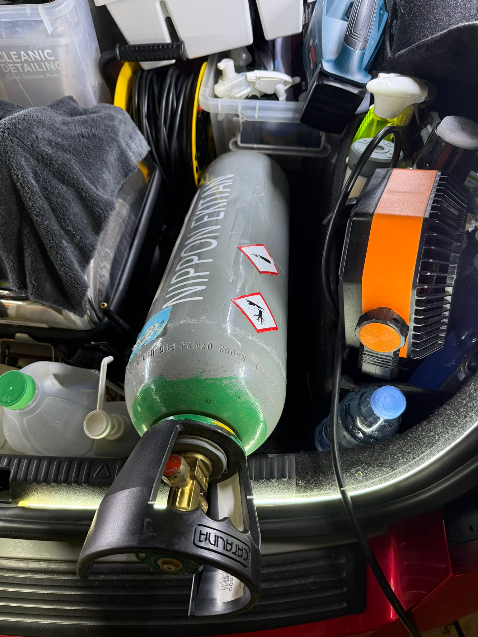 MIRAKN CO2 dry gas fumigation system — Cleanic Detailing Singapore